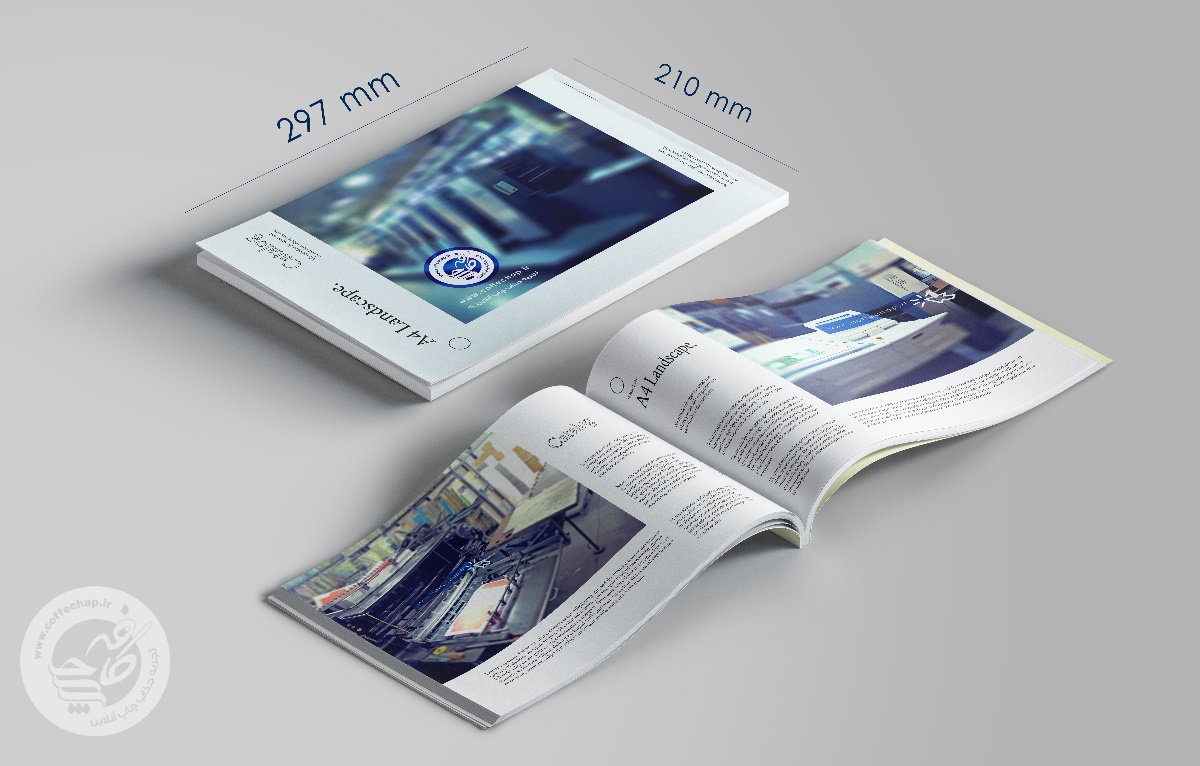 ﮐﺎﺗﺎﻟﻮگ افست210-297 میلی متر رحلی A4