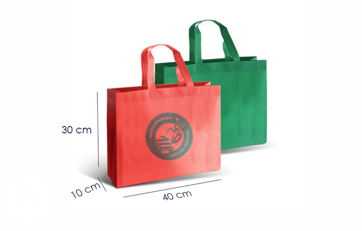 ساک دستی پارچه ای سوزنی 10*40*30 سانتی متر