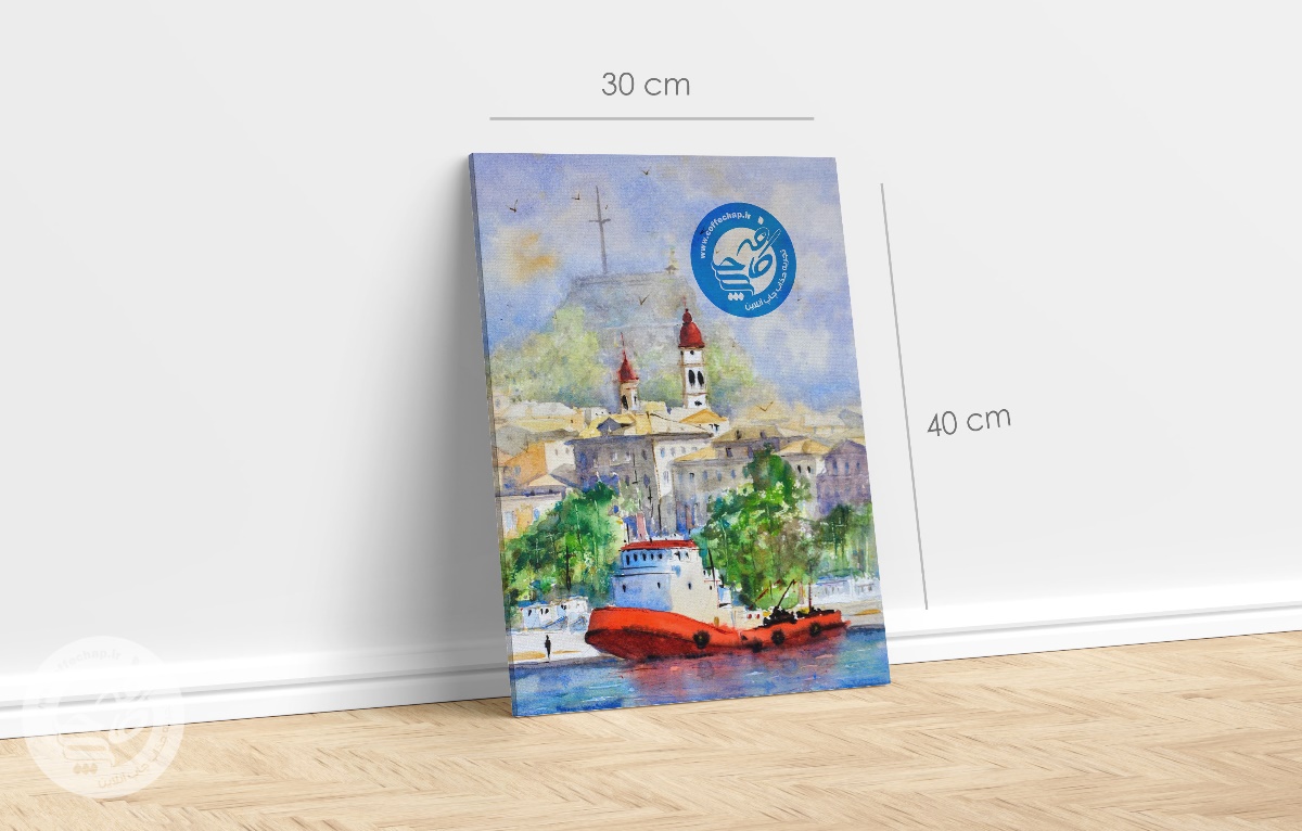 چاپ روی بوم ابعاد 30*40 سانتی متر