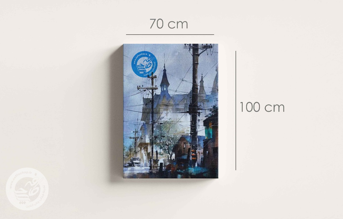 چاپ روی بوم ابعاد 70*100 سانتی متر